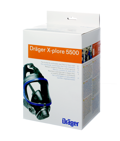 Dräger X-plore 5500 Triplex Full Face Mask - PN: R56655