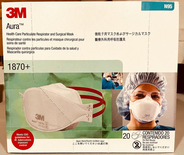 3M™ AURA™ Health Care Particulate Respirator and Surgical