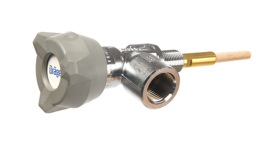 Vanne Dräger G5/8 300 bar manomètre protection contre les écoulements
