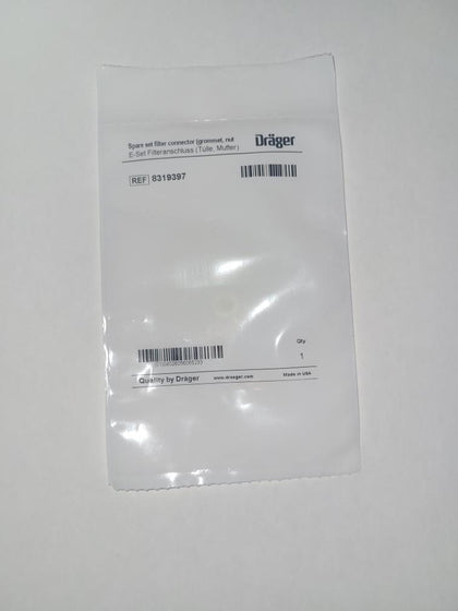 Dräger Spare set filter connector (grommet, nut) - PN 8319397