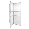 Abatement AGSHIELD-TI Aire Guardian® Shield T Connection, inward facing, 84”/123" adjustable height