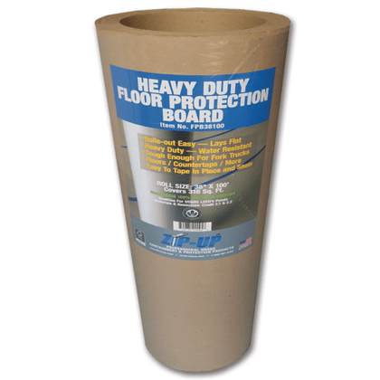 Abatement Builder Board hard floor cover, 38