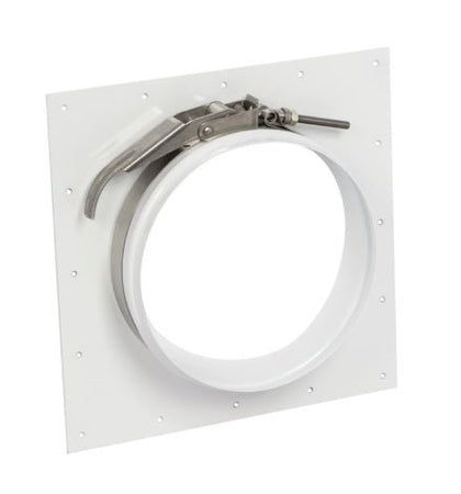 Abatement Quick - connect collar for connecting 8” exhaust ducting to solid surfaces - PN : H2240 - 08K - WS Supply Store