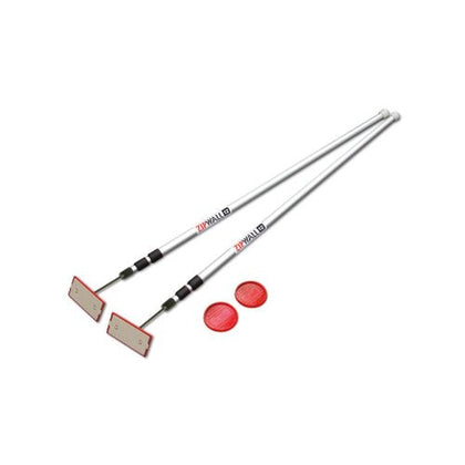 Abatement Zipwall® 12’ poles, 2/cs, also includes 2 each HCGD2 grip disks. - PN : HCKT12 - WS Supply Store