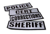 Damascus NP-SD Reflective Name Plate "Sheriff"
