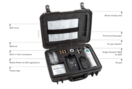 Dräger Alcotest 6820, DOT Kit, without Dry Gas - PN 4414141 - WS Supply Store