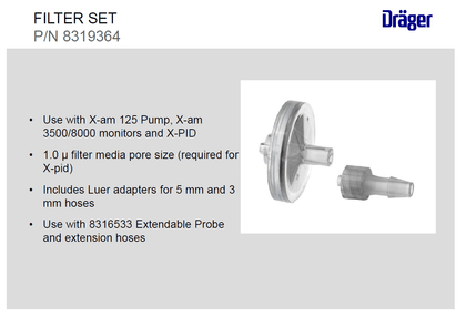 Dräger Spare set dust/water filter - PN 8319364 - WS Supply Store