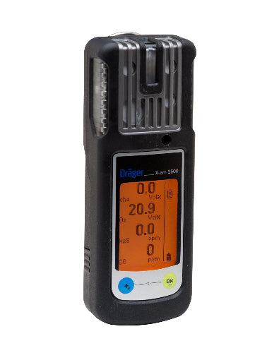 Dräger X - am 2500 with Cat Ex 125 PR, XXS O2, XXS CO - LC, XXS H2S - LC with NiMh Battery and Charger Kit - PN: 4542261 - WS Supply Store