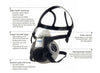 Dräger X-plore 3300 Economical Half Mask (mask only) - PN : (S) R55331 ; (M) R55330 ; (L) R55332
