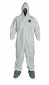 DuPont ProShield® NexGen® Coveralls with Attached Hood and Boots,White - WS Supply Store