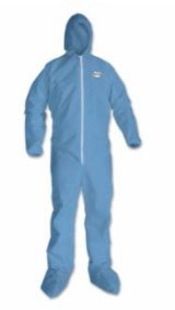 Kimberly - Clark Professional KLEENGUARD* A65 Flame Resistant Coveralls, Blue, Zip Storm Flap - WS Supply Store