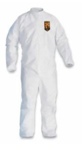 KleenguardTM A45 Breathable Liquid & Particle Protection Elastic Wrist/Ankle Coveralls, White, 3XL, Fr Zipper - WS Supply Store