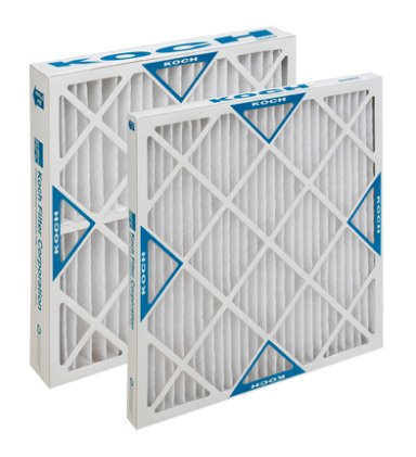 Koch Filter 102-032-035 Multi-Pleat XL8-High Capacity 2" Semi-Standard Size 12"x12"x2"