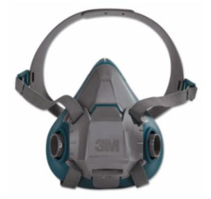3M Rugged Comfort Half-Facepiece Reusable Respirator, Large