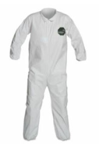 DuPont ProShield® 50 Collared Coveralls with Elastic Wrists/Ankles, White