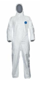DuPont Tyvek® Xpert Type 5/6 Coverall with Hood, White