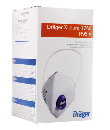 Dräger X-plore 1760 R95 with Exhalation Valve - PN: 3951326