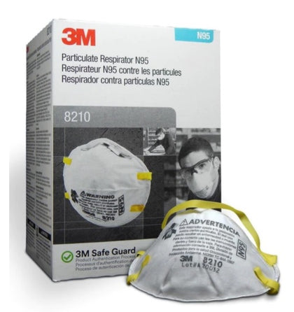 3M™ Particulate Respirator 8210, N95  20 EA/Box