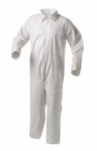 Kimberly-Clark Professional KLEENGUARDTM A35 Coveralls, White, Open Wrists and Ankles