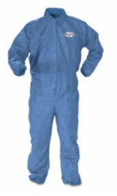 Kimberly-Clark Professional KLEENGUARD* A60 Coveralls with Elastic Wrists and Ankles, Blue