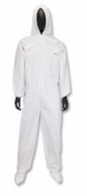 West Chester Posi-Wear® BATM Microporous Disposable Coveralls with Hood and Boot, White