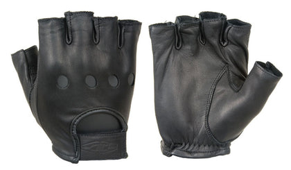 Damascus D22S Leather Driving Gloves : 1/2 finger