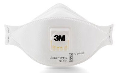 3M™ Aura™ Particulate Respirator 9211+/37193(AA), N95 120 EA/Case
