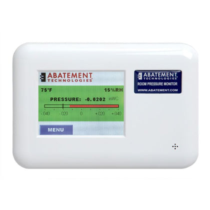 ABATEMENT TECHNOLOGIES RPM-RT1 Wall-mounted Differential Pressure Monitor